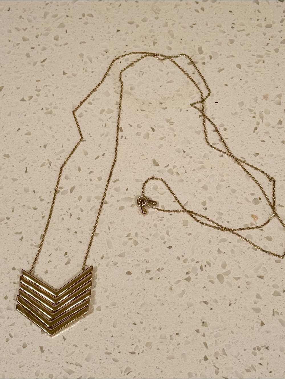 Banana Republic Stacked Chevron Necklace